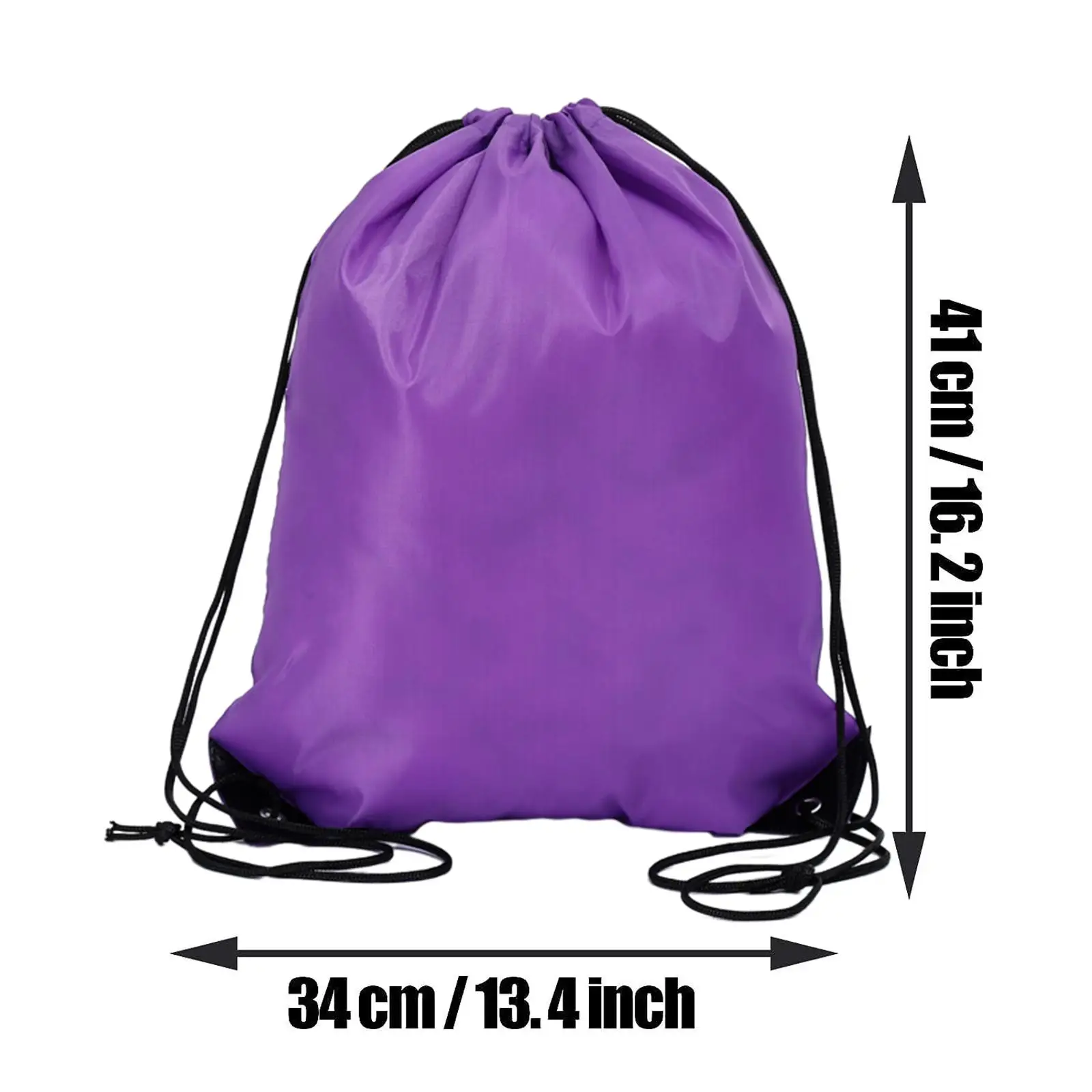 Large Capacity Drawstring Sackpack Sports Gym Bag Drawstring Bag String Bag Sackpack for Shopping Travel Yoga Beach Swimming