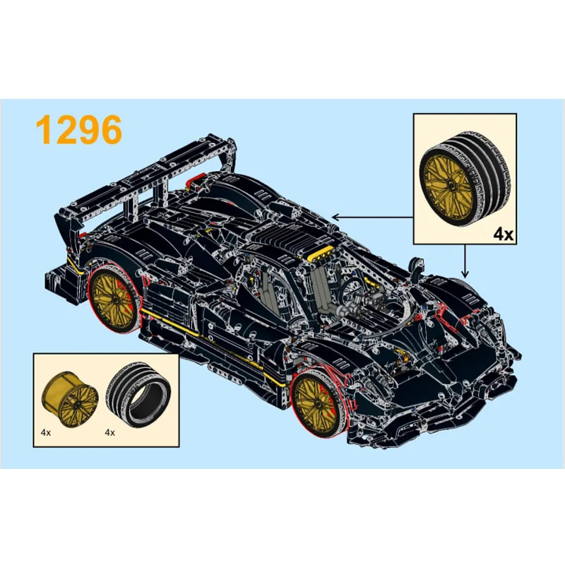

MOC-209989 Новый классический городской спортивный гоночный автомобиль, строительный блок, модель 3636, детали MOC, креативная детская игрушка-строитель на день рождения для мальчиков