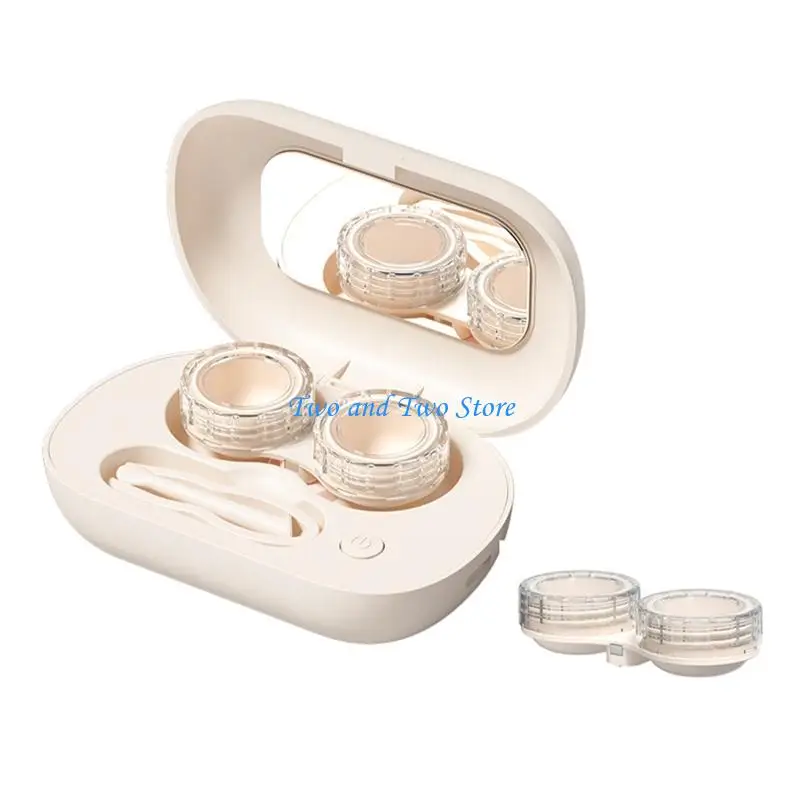 

HX6F Digital Display Contact Lenses Cleaner Box With Button Operation For Convenient Eyewear Maintenance
