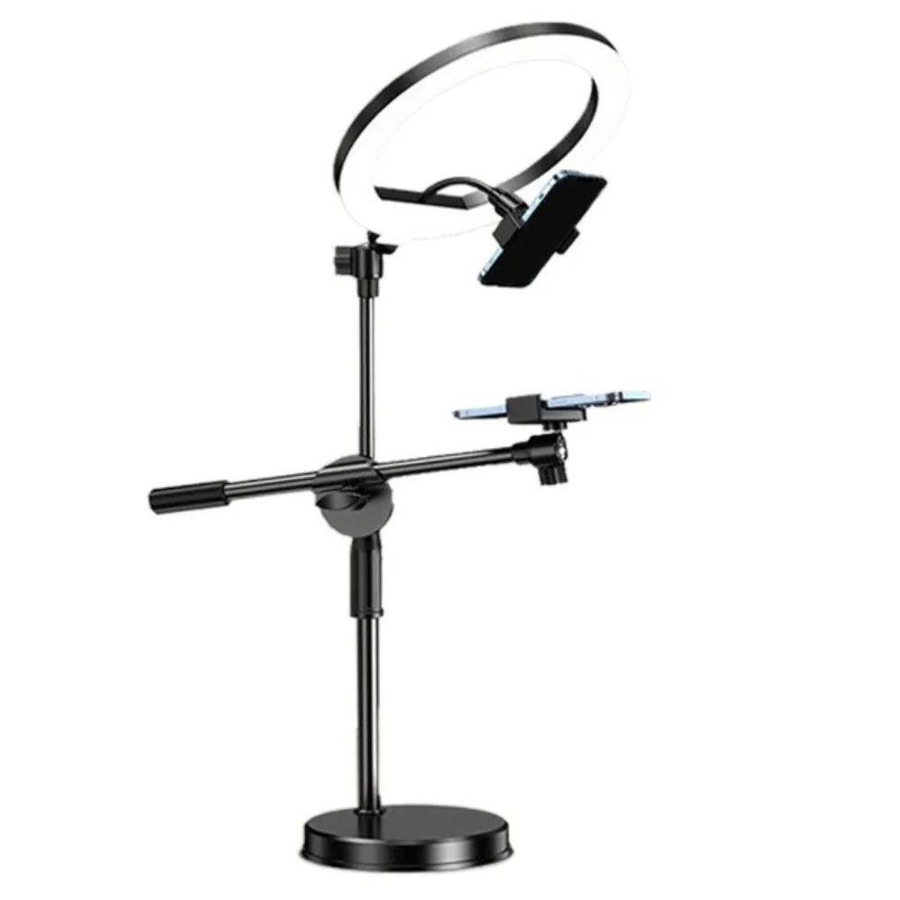 

Кронштейн для освещения, телескопическая подставка для телефона, 26 см, заполняющий светильник, верхний вид, складная подставка для телефона, регулируемая высота, стабильное основание