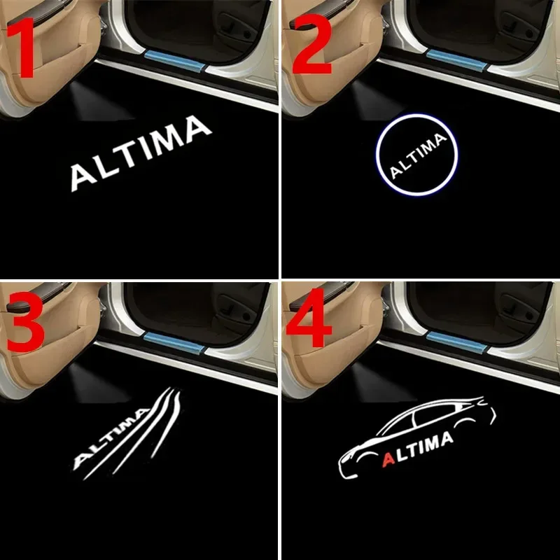 

Car Logo Courtesy Car Door Projector LED Shadow Lights Lamp For Nissan Altima 2005 2006 2007 2008 2009 2010 2011 2012 2013-2020