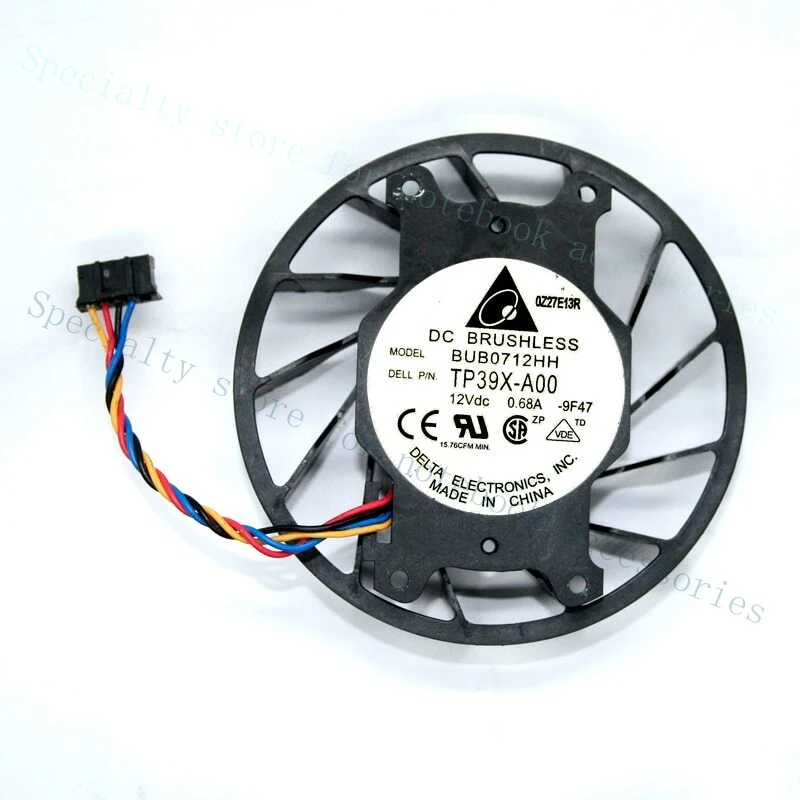 A+ Delta TP39X-A00 BUB0712HH USFF 780 0.68A DC 12V 4-line Desktop CPU Cooling Fan