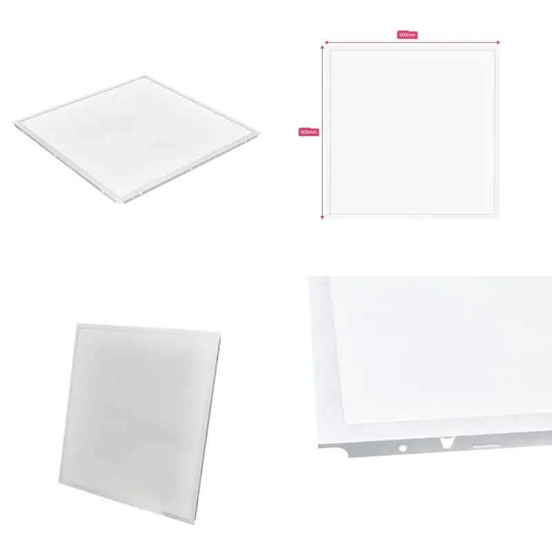 600x600mm 50W 6500K Dimmable LED Panel Light Recessed Backlit Ceiling Lamp for Commercial Use