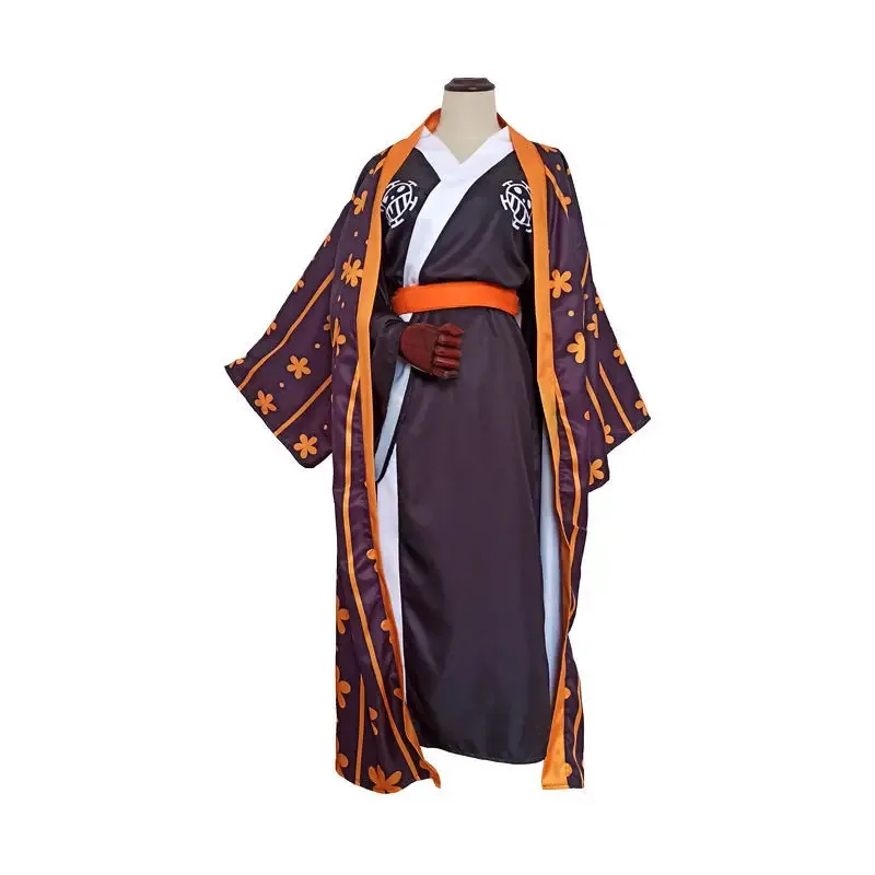 2025 New Roronoa Costumes Anime Country Cosplay Kimono Robe Cloak Belt Full Suit Wano Kuni Christmas Gift Zoro