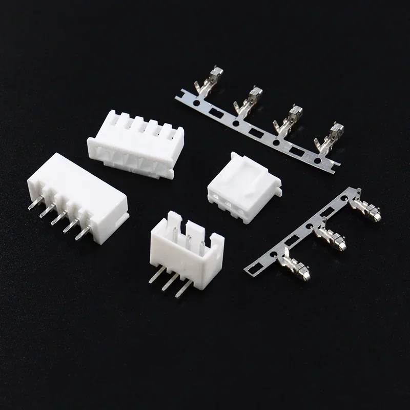 50Sets/Lot XH2.54 Male Right Angle Material Connector Leads Pin Header 2.54MM XH-AW 2/3/4/5/6/7/8/9/10/11/12/13/14P