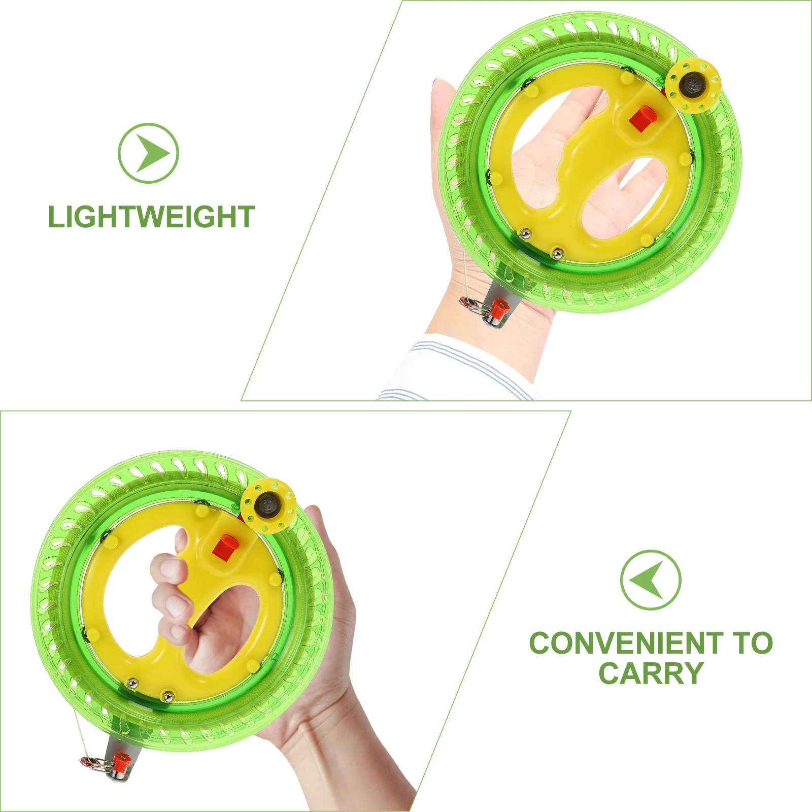 Kite Line Wheel Professioneel lichtgewicht grip Buitensportgereedschap Opgewaardeerd ontwerp Kite Line Winder Spool Reel voor vliegen