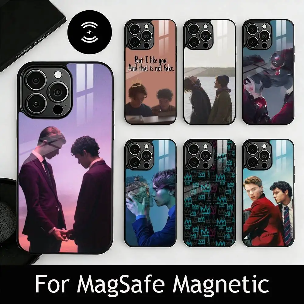 

Чехол Y-Young R-Royals S3 для iPhone 17, 16, 15, 14, 13, 12, 11 Plus, Pro, магнитный, с беспроводной зарядкой MagSafe