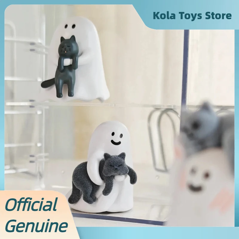 52TOYS Ghost Behold My Cat Figures Blind Box Toys Collectible Cute