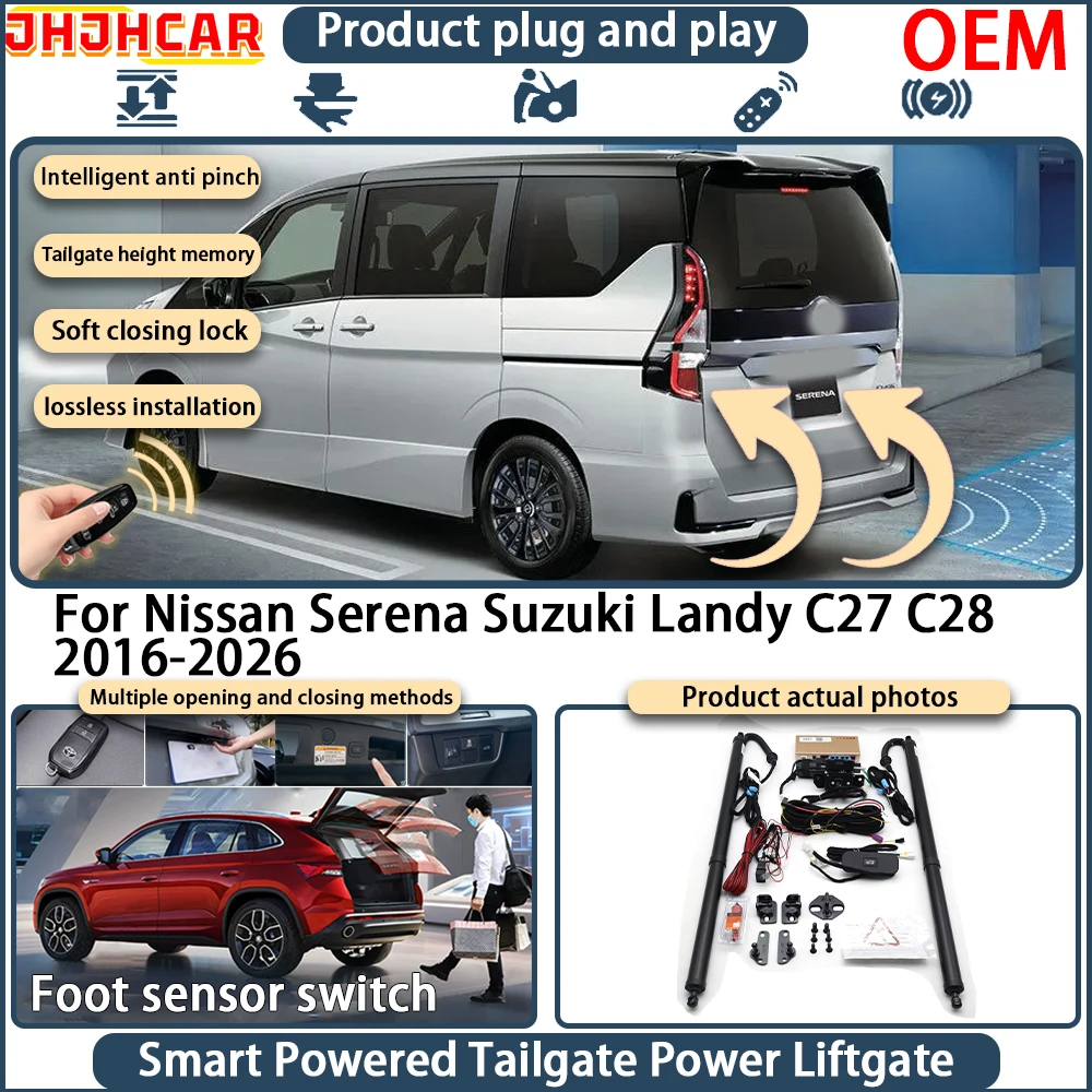 Smart Electric Powered Tailgate For Nissan Serena Suzuki Landy C27 C28 2016-2026 Power Liftgate System Key Remote Control Trunk