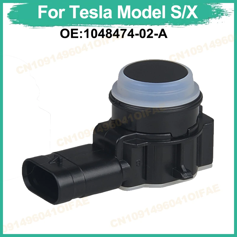 

1048474-02-A PDC датчик помощи при парковке черный передний ультразвуковой датчик парковки бампер для Tesla Model S/X 1048474 2015-2021 1 шт.