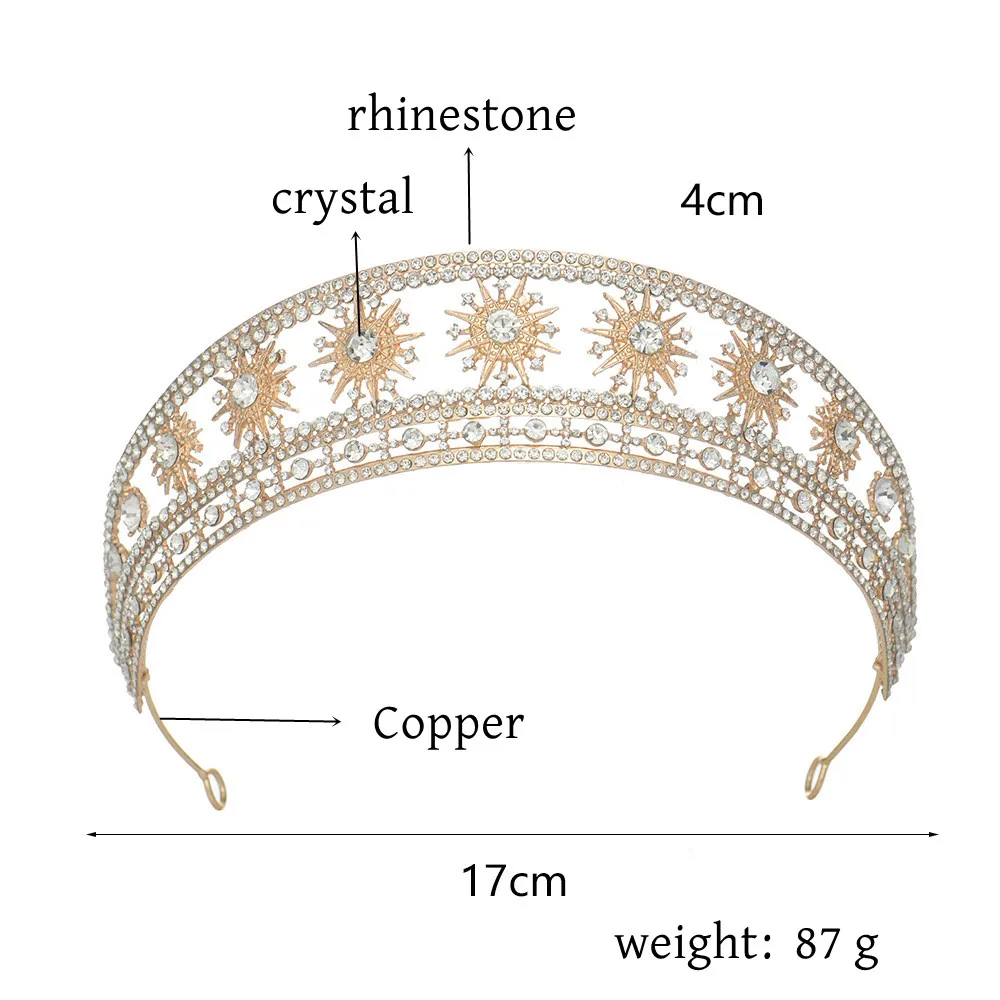 Vintage Tiaras Crowns For Women Crystal Pearl Bride Crowns Headband Birthday Party Prom Diadem Wedding Hair Jewelry Accessories