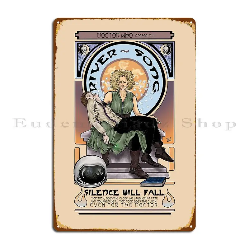 Silence Will Fall The River S Piet%C3%A0 Metal Plaque Poster Cinema Designer Pub Bar Cave Cinema Tin Sign Poster