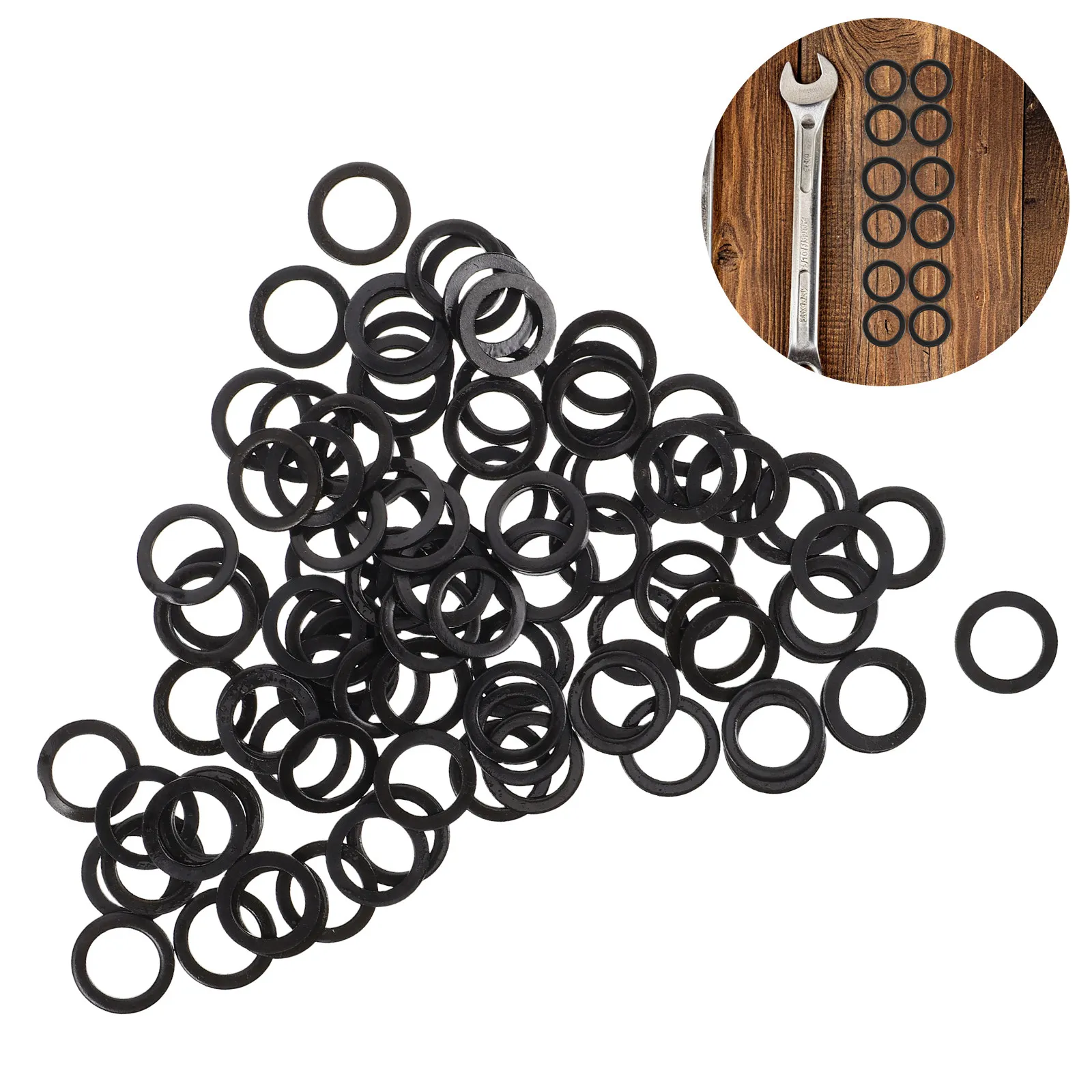 100Pcs Skateboard Speed Washers Truck Axle Hardware Rings for Skateboard Longboard Truck Bearing Accessories Performance