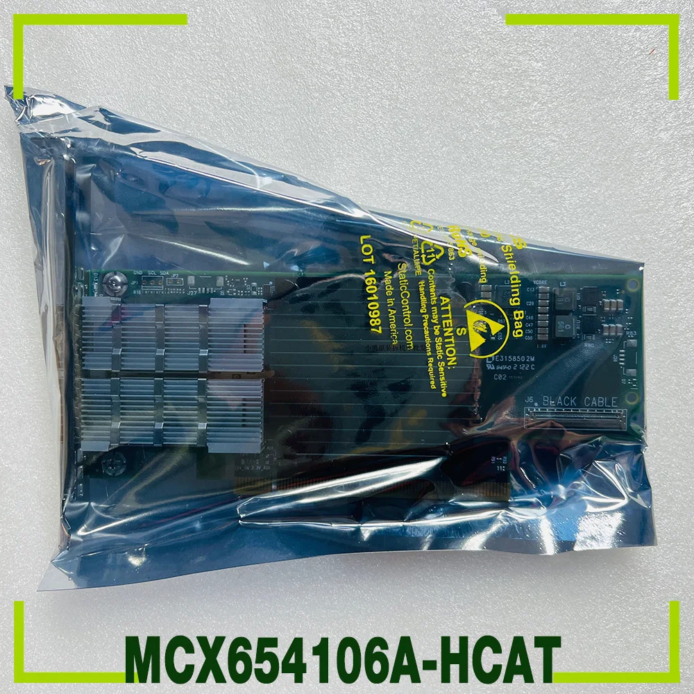 For Mellanox CX654106A HDR 200 Gigabit Net-work Card MCX654106A-HCAT