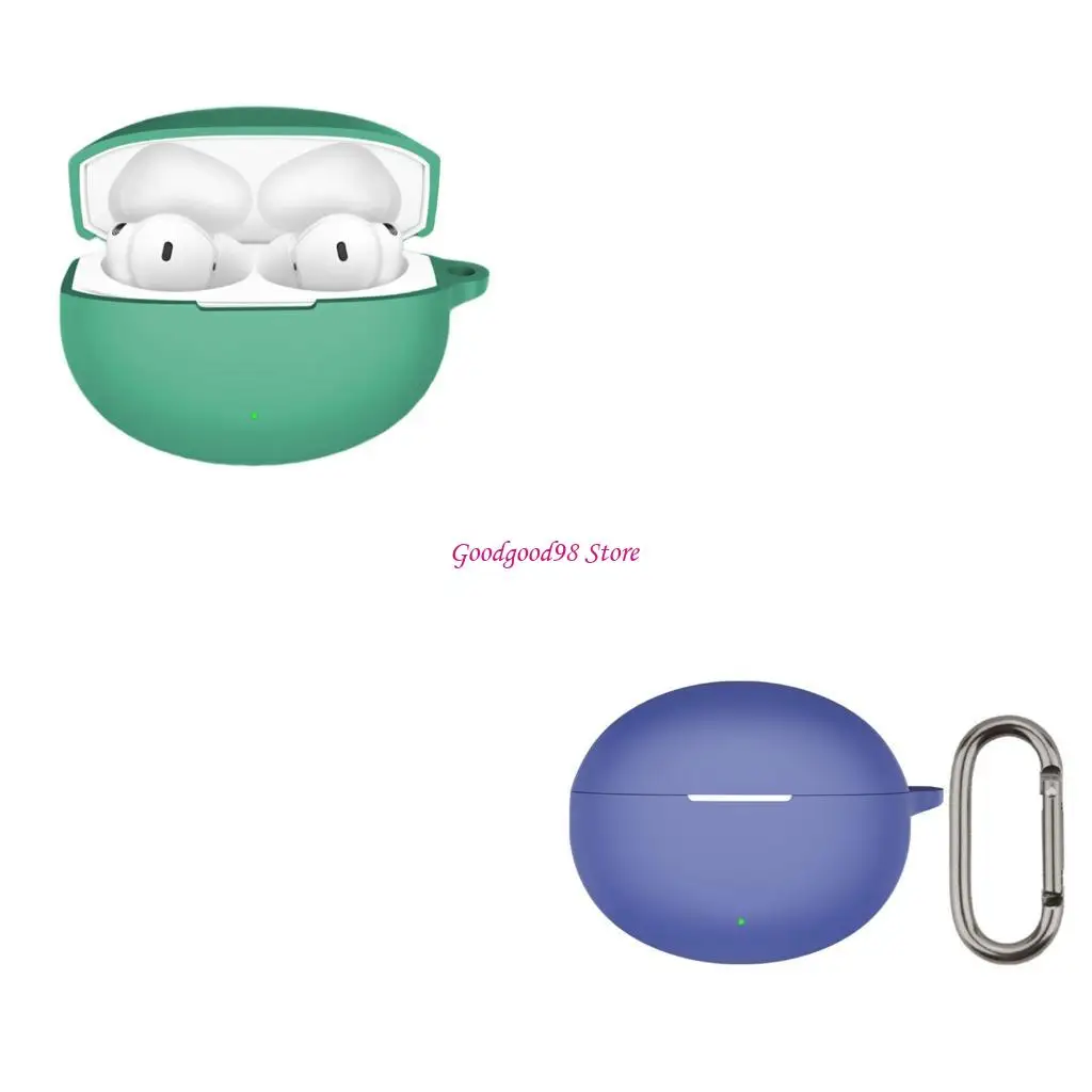 

Flexible Skin Soft Silicone Protector Case Housing For Buds 4 Earbud Shockproof Cover Scratch Resistant Sleeve Daily Use W8EC