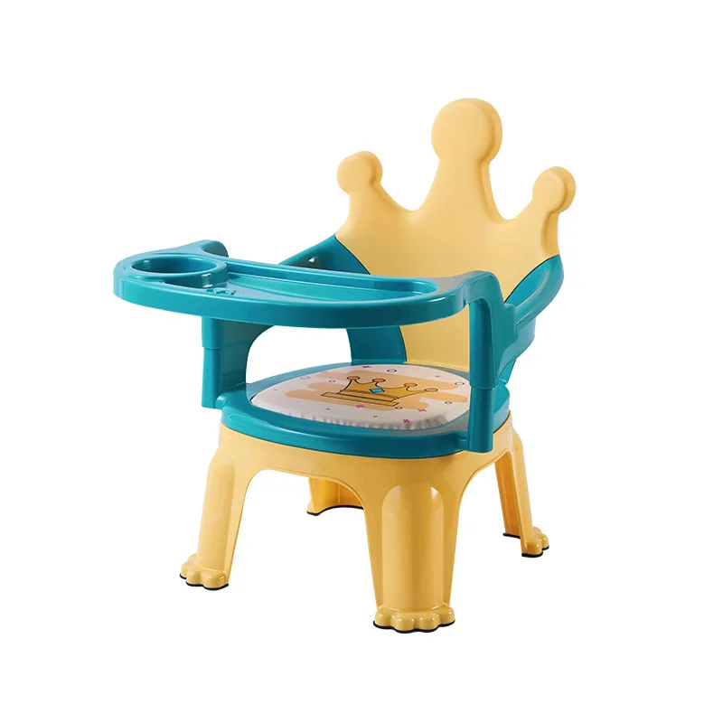 Silla de llamada para niños, silla de comedor para bebés, desmontable, multifuncional, asiento de placa de dibujos animados para jardín de infantes