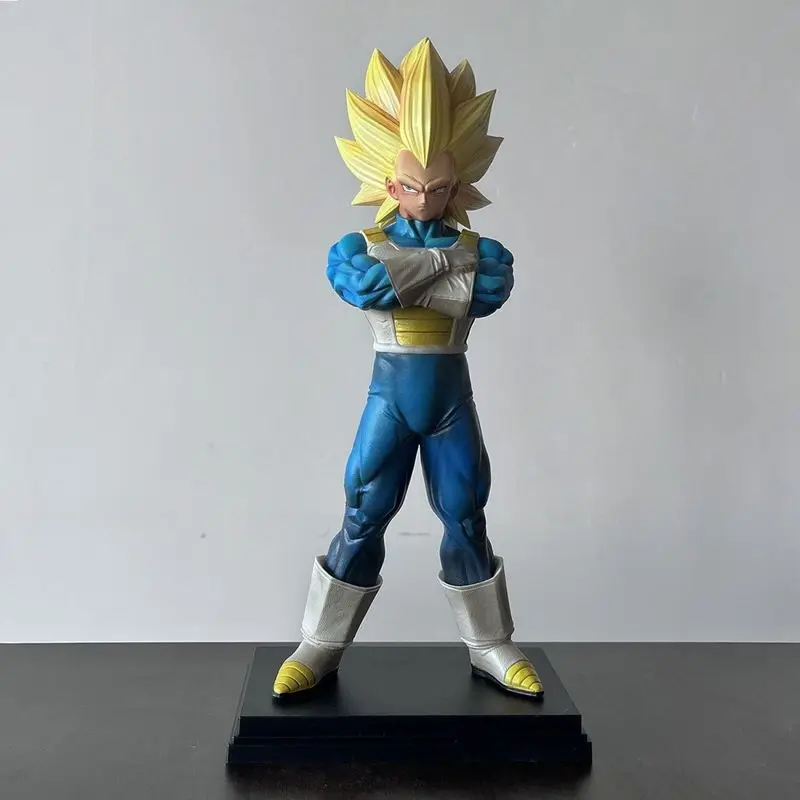 

33 см Dragon Ball Z Ssj3 Vegeta VF Аниме Фигурка Super Saiyan 3 Vegeta Фигурки ПВХ Статуя Коллекция Модель Мальчики Крутые Подарки