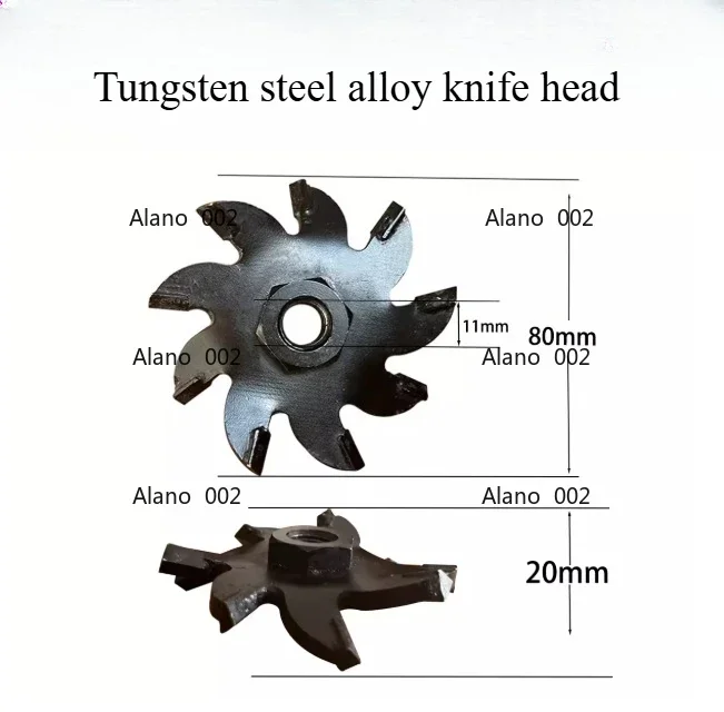 Alloy blade for Electric Brick Wall Chaser/concrete Cutter Notcher blade Floor Wall Groove Cutting Machine disc