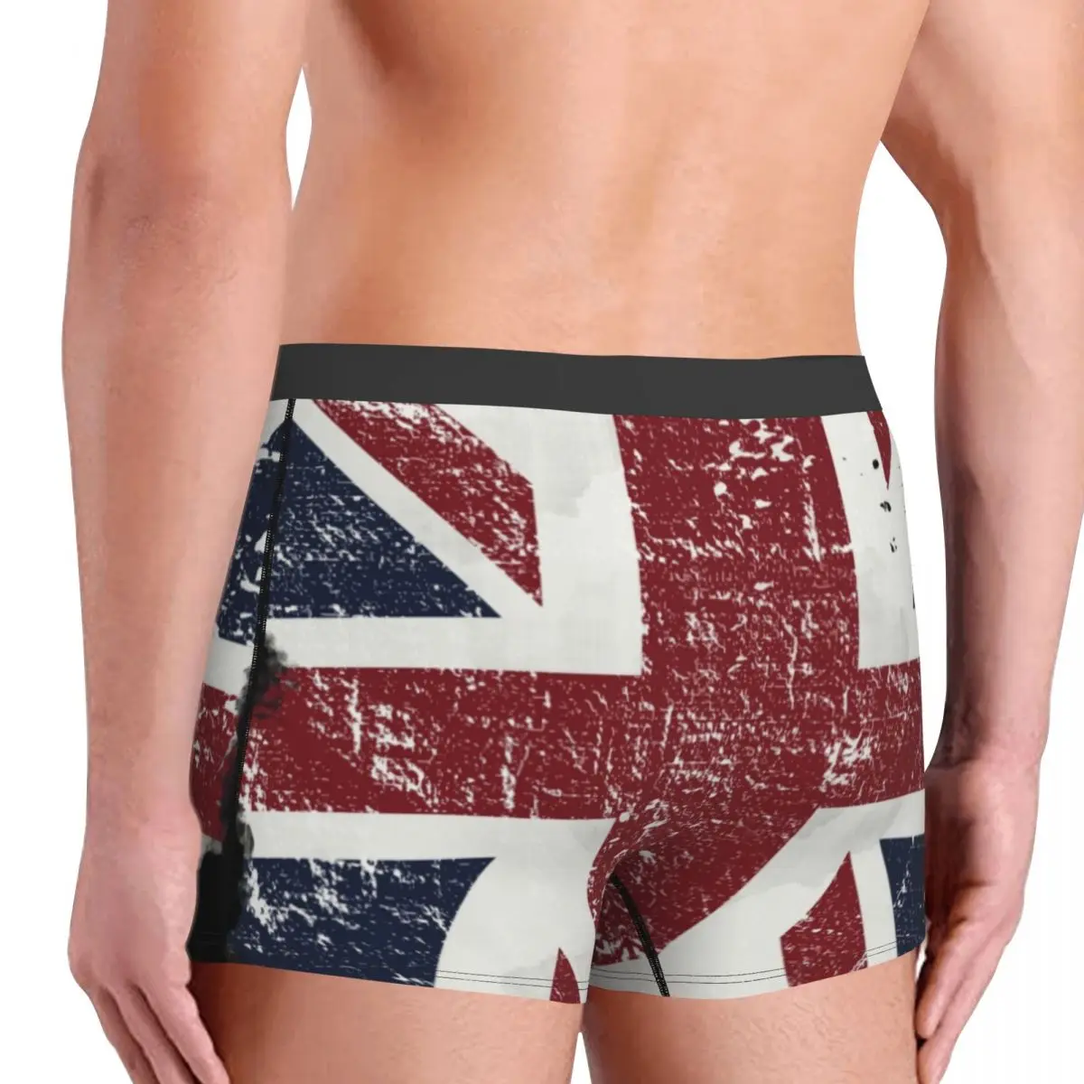 British Flag Underwear Men Sexy Print Customized Union Jack UK United Kingdom Boxer Shorts Panties Briefs Breathbale Underpants