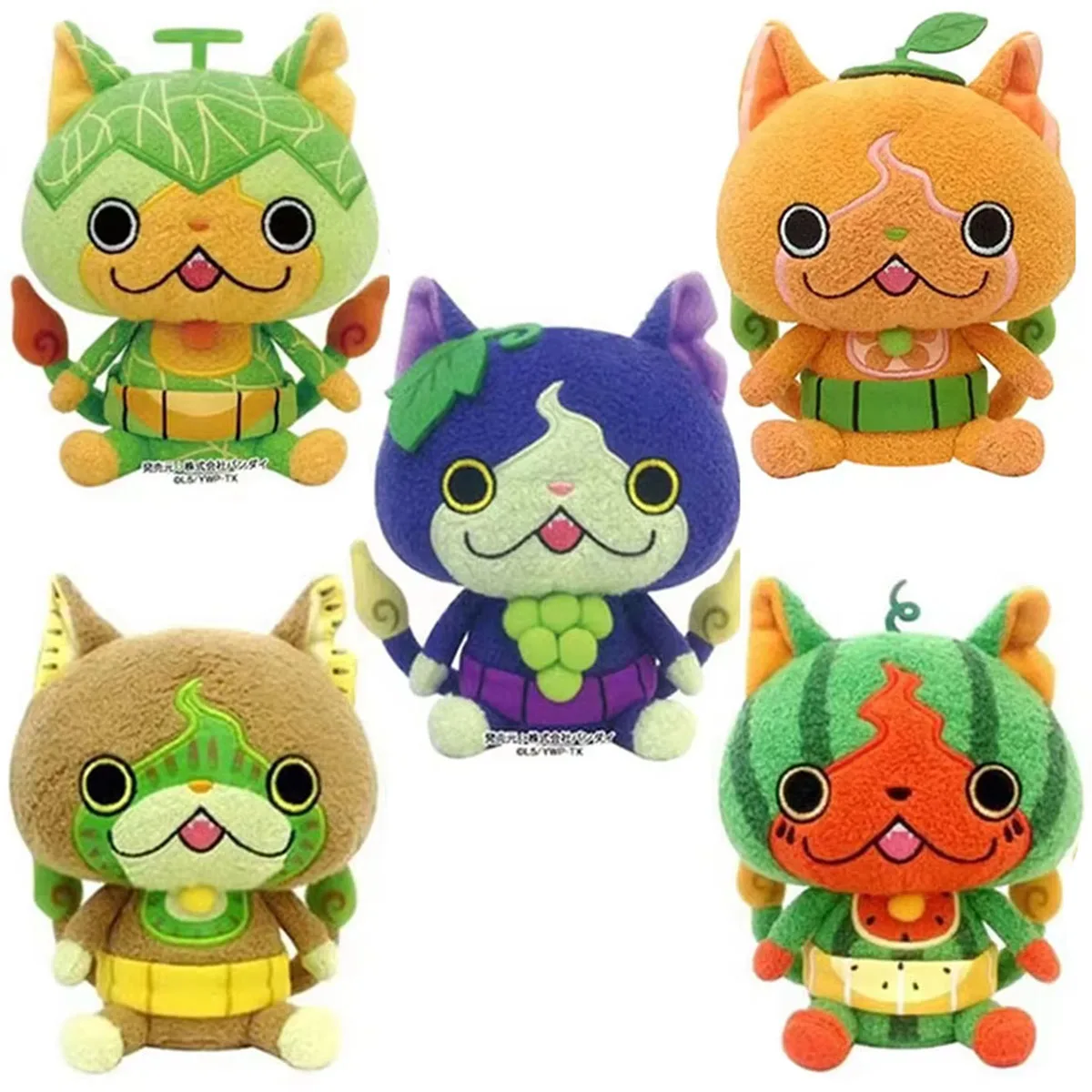 

Аниме Yo-kai Watch Jibanyan Fruit Series Арбуз Клубника Оранжевый Виноград Клианталупа Кошка Плюшевая Мягкая Кукла Игрушка Детские Подарки