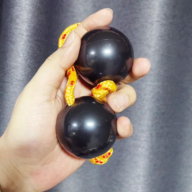 Afrikanische Asalato-Shaker, Rhythmus-Fingerspitze, mehrfarbige Sand-Eier, Schlaginstrument, ABS-Sandball für die Rhythmus-Übung