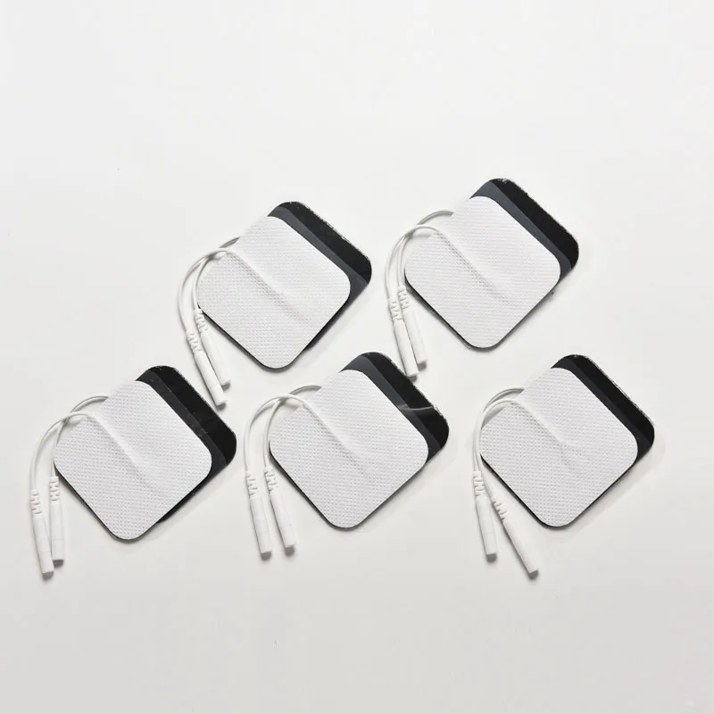 10PCS Tens Massager Electrode Pads Reusable Self Adhesive Pads for Tens Machine