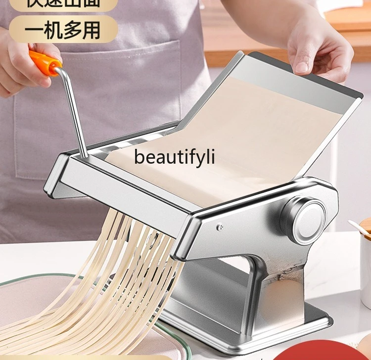 Máquina de macarrão pequena doméstica manual comercial automática máquina de pele de bolinho multifuncional máquina de rolamento