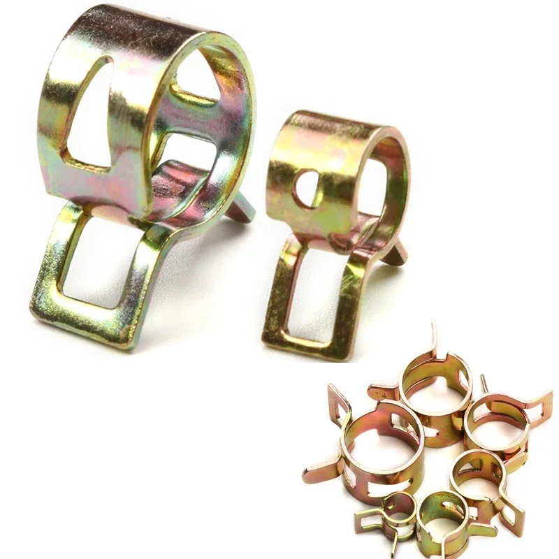 10/20/50 шт. пружинный зажим для шланга внутренний диаметр 6 мм-22 мм эластичный обруч для водопроводной трубы пружинный зажим топливный водопроводный шланг трубные зажимы