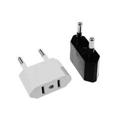 1pcs EU Adapter Travel Converter Adapter American China US To EU Plug Euro Plug electrical Adapter AC Electrical Socket Outlet