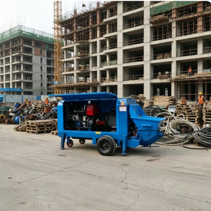 Large Project Diesel Concrete Pump Super Flow Pump For Super Large Construction Projects and Mountain Road