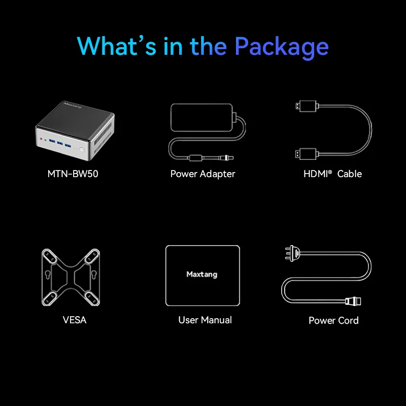 Processore Intel Mini PC Core i5 4200U Doppio display HDMI 4K 16G 512G Micro PC minipc domestico con supporto VESA