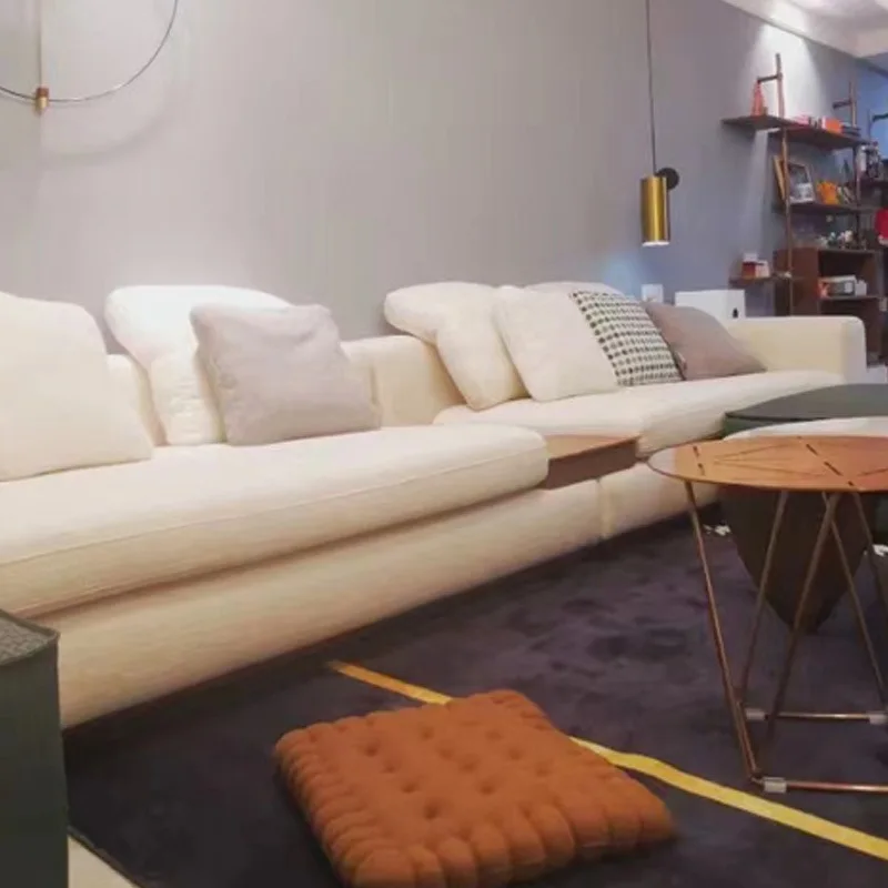 Italienisches einfaches kleines Apartment-Wohnzimmer-Stoffsofa