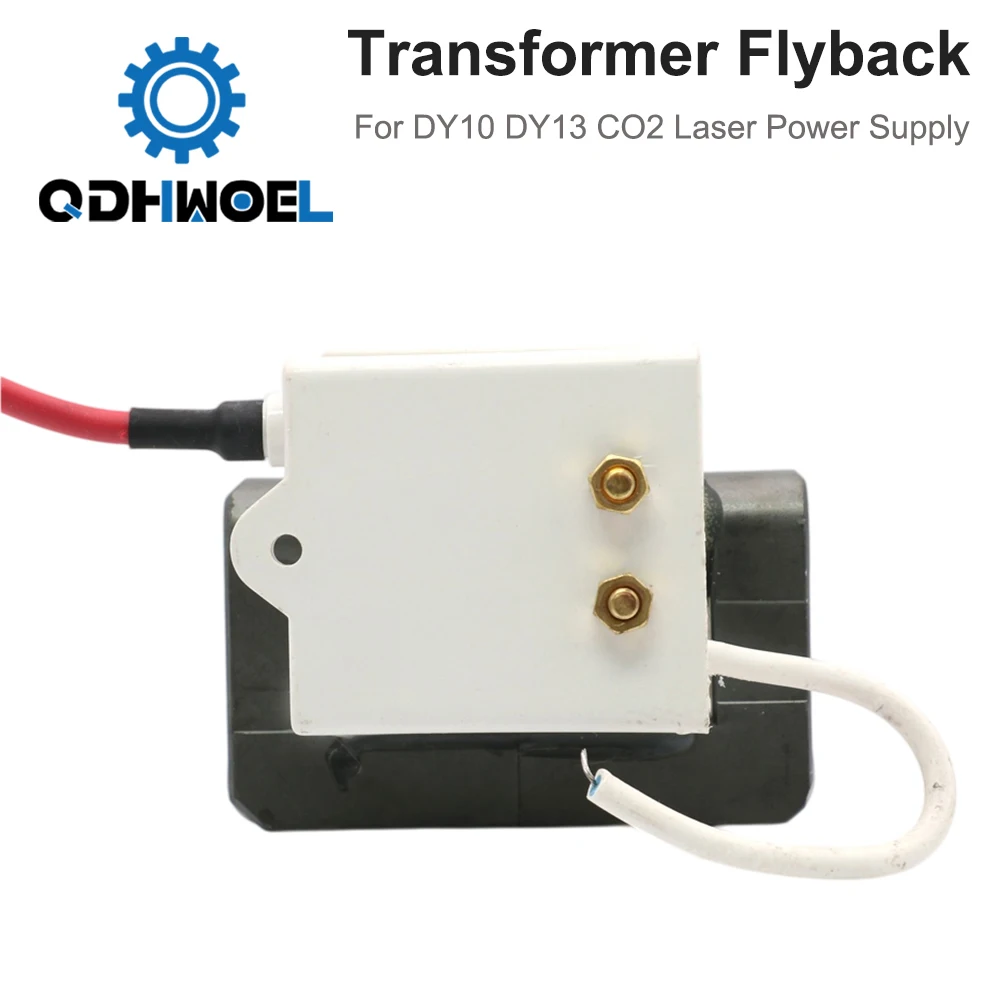 2Pcs/lot Double Laser High Voltage Transformer Flyback Lgnition Coil For 60W 80W 100W DY10 DY13 CO2 Laser Power Supply