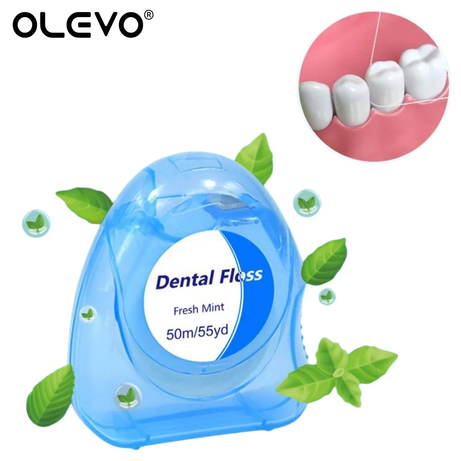 Dental Floss Holder Aid Reusable Oral Hygiene Toothpick Flosser Replaceable Rack Interdental Care Teeth Whitening Cleaning Tools