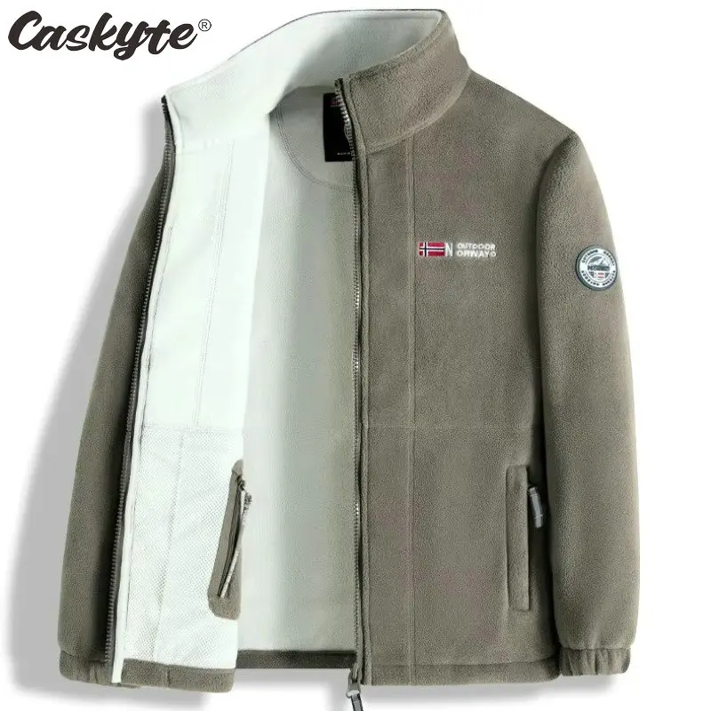 2027 Norway Polar Fleece Jacket Men Thicken Thermal Fleece Tactical Sport Coat Militar Softshell Hiking Outdoor Army Jackets
