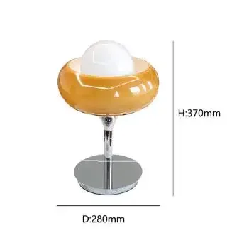 Imagem -03 - Modern Bauhaus Egg Tart Table Lamp Bedroom Bedside Lamp Estudo Sala de Estar Yellow Cream Egg Tart Lâmpadas de Assoalho