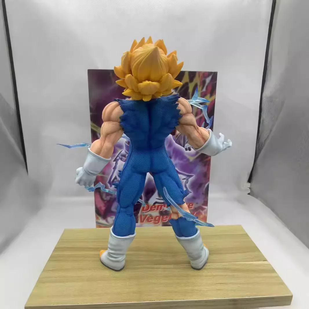 28cm Anime Dragon Ball Figure Self Destructing Vegeta  Action Figurin Model Pvc Statue Doll Model Collection Toys Gift