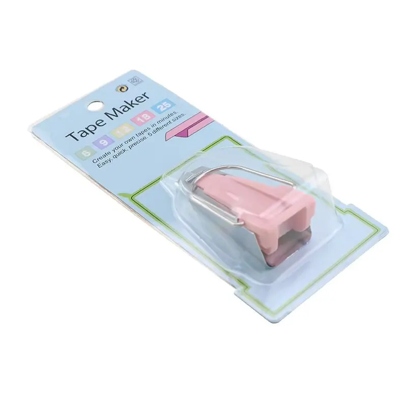 2025 جديد 6 /9/12/15/18/21/25 مللي متر التحيز الشريط صناع ماكينة خياطة أدوات التحيز ملزمة الشريط صانع الخياطة اكسسوارات DIY بها بنفسك