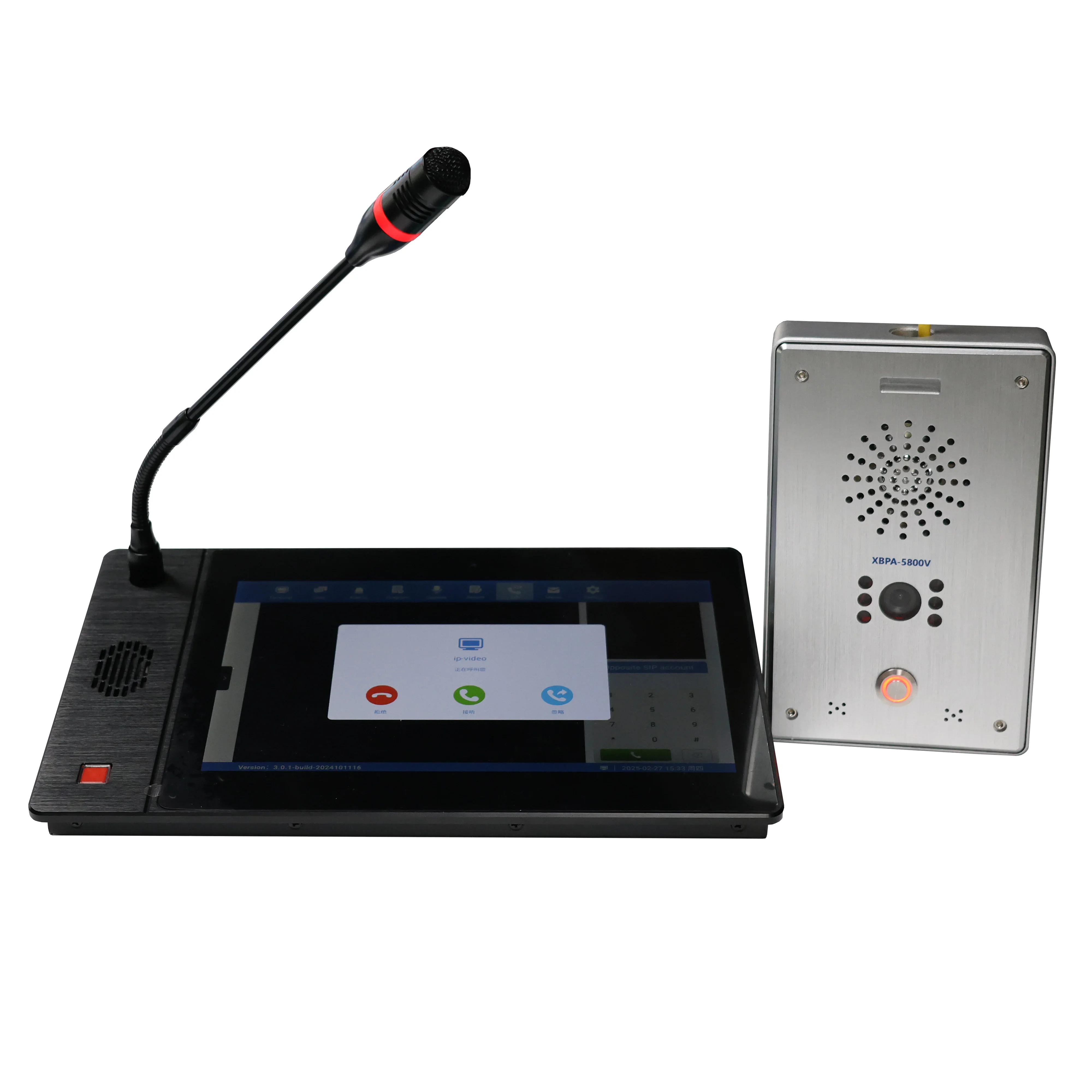 TLF Network IP Audio Video Interface System with Microphone &  Terminal Video Door Phone System with Access Control Supp