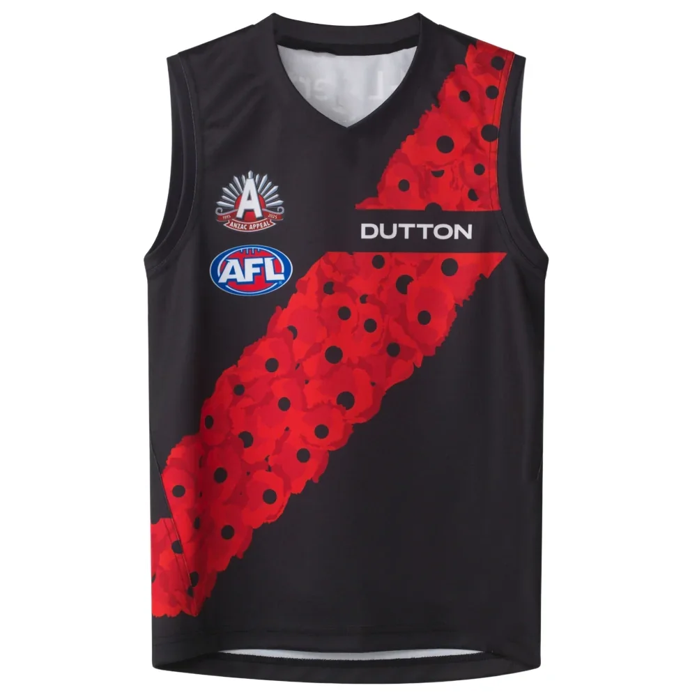 

Австралийский унисекс Collingwood AFL Eisendon 2025 Richmond, Новое поступление, футболки с 3D принтом для регби, новый комплект ANZAC, жилет для взрослых и детей