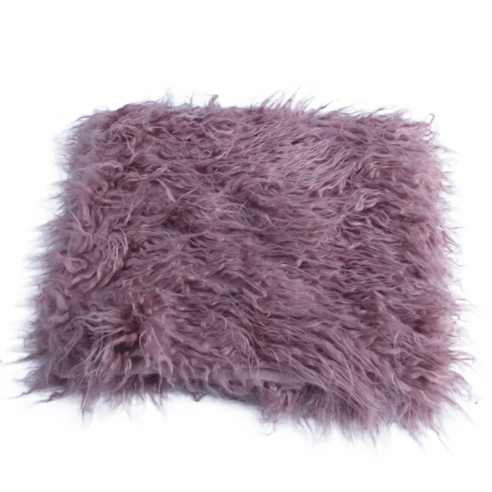 1 قطعة بطانية التصوير للطفل الوليد لينة بسط آمنة الجلد ودية حصيرة مثالية صور الدعامة الأرجواني المنزل استخدام هدية مريحة #6