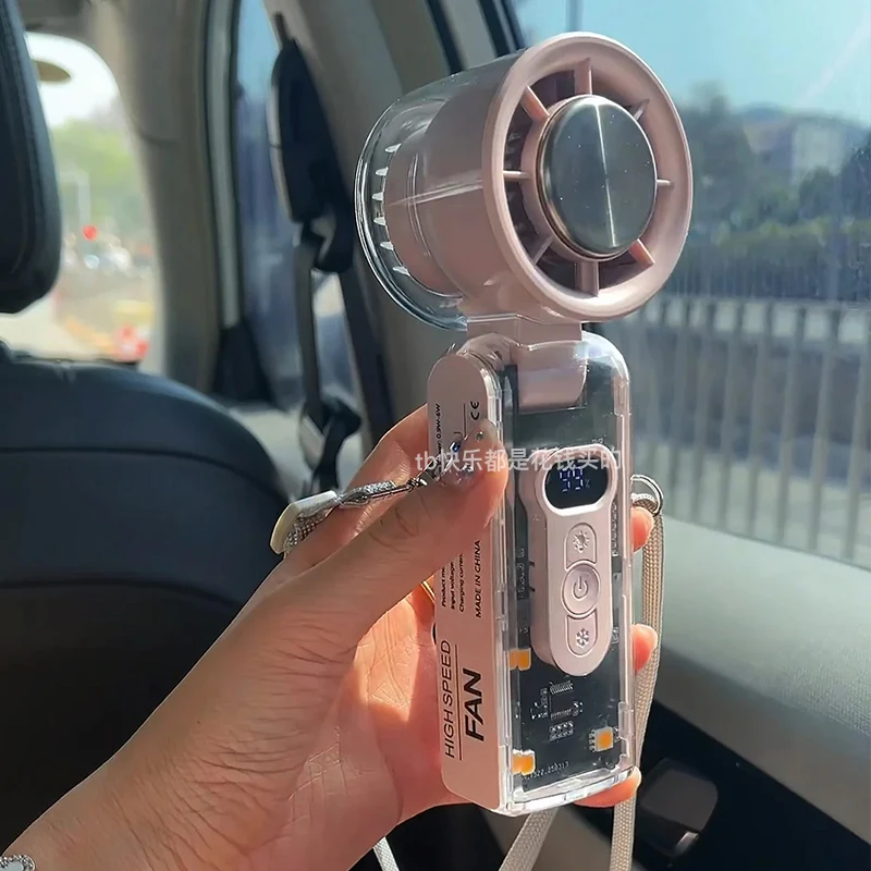 

Super powerful mini handheld small fan, semiconductor refrigeration neck fan, outdoor portable portable cooling artifact