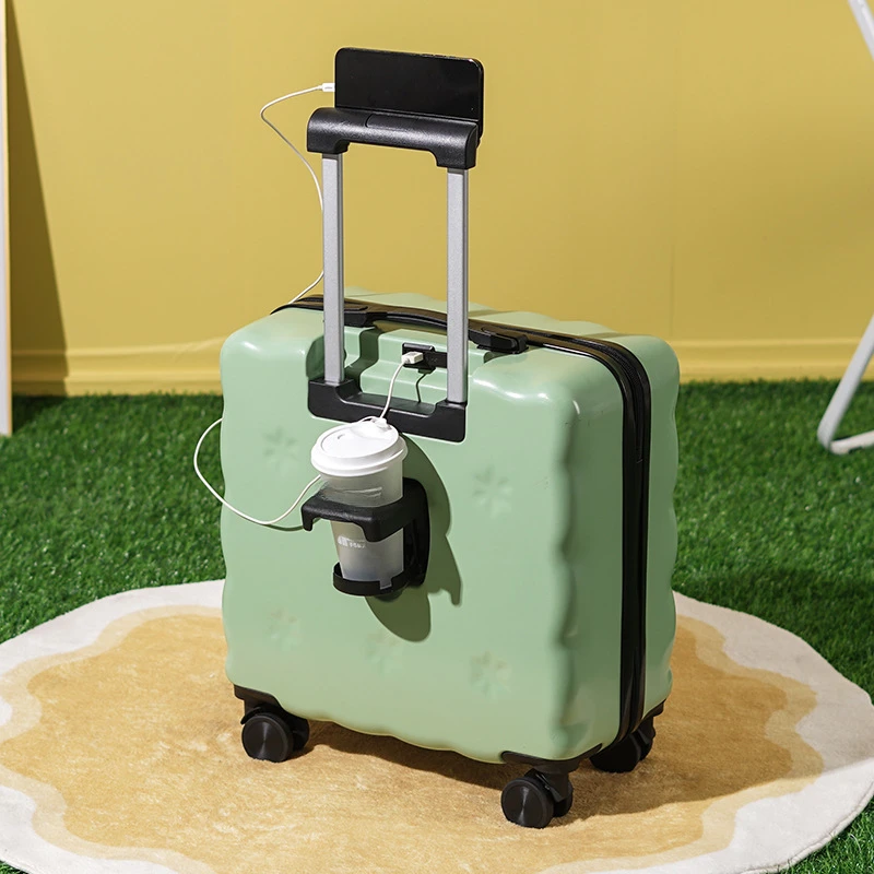 Cute Small Suitcase, Multi-functional Trolley Case, Small Spinner Code, Lightweight Cabin Suitcase