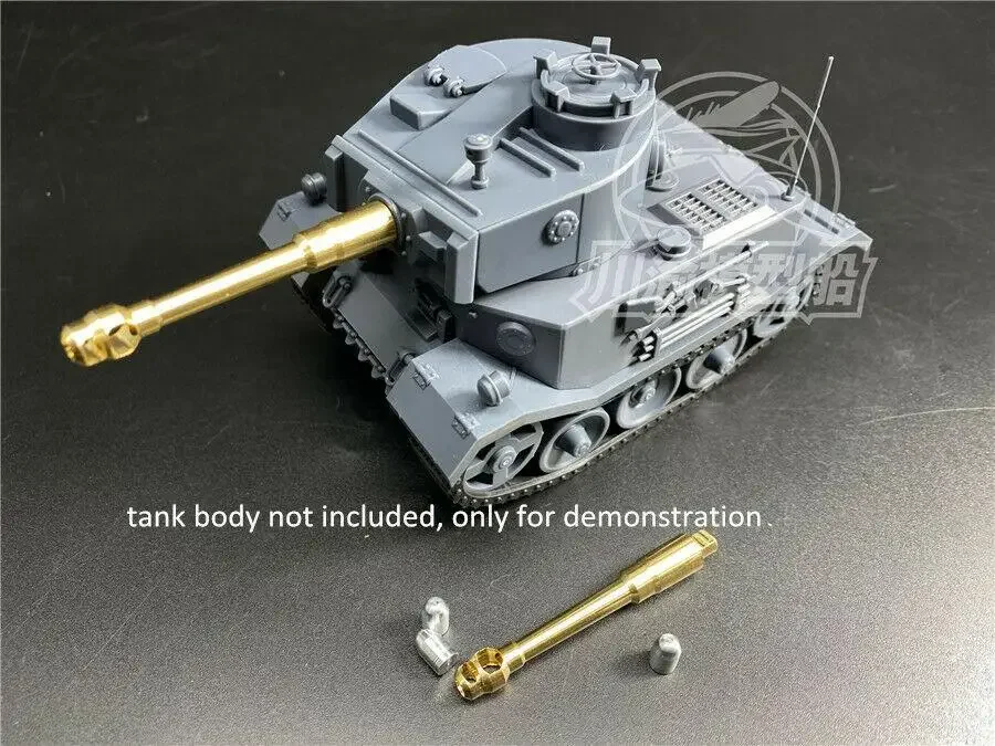 CYD017  Q Edition Tiger(P) VK 45.01 Metal Barrel Shell Kit for Meng WWT-015 Tank Model