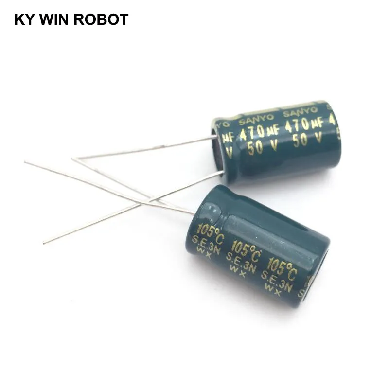 10 Stück Elektrolytkondensatoren 470UF 50V 10x16mm 105C Radial Hochfrequenz-Niedrigwiderstands-Elektrolytkondensator – Detail 2