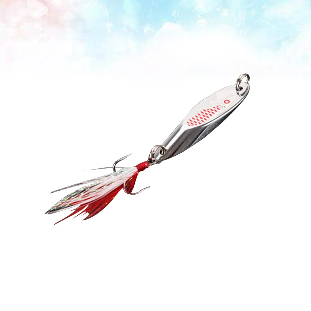 

3pcs 14g Fishing Lure Bait Artificial Simulation Bait Fishing Lures Fishing Tackle Accessories (Silver Binding Hook)