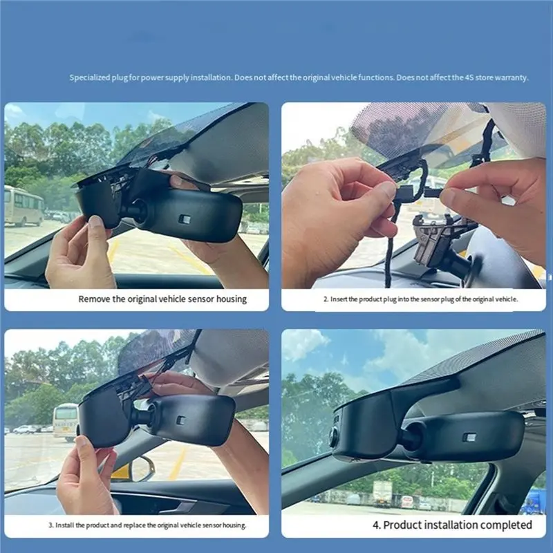X39A-For A1 A3 A4 A5 A6 A7 A8 Q3 Q5 B5 B6 B7 B9 8V C5 C6 C7 2016-2022 Compatible 4K Dash Cam 2160P Plug And Play Car DVR
