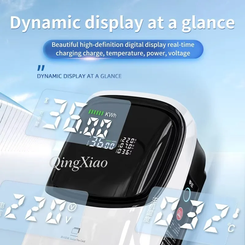 7Kw 32A Ev Charger Type 2 Ac Wall Or Pole Mounted Electric Vehicle Charging Station For Fast Charging With Rfid Card Ip54