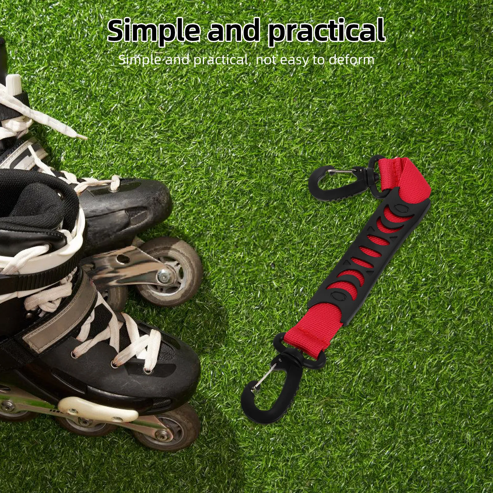 

Adjustable Roller Skate Carrier Strap Soft Handle Portable Skates Leash Outdoor Skates Fixing Strap Accessories