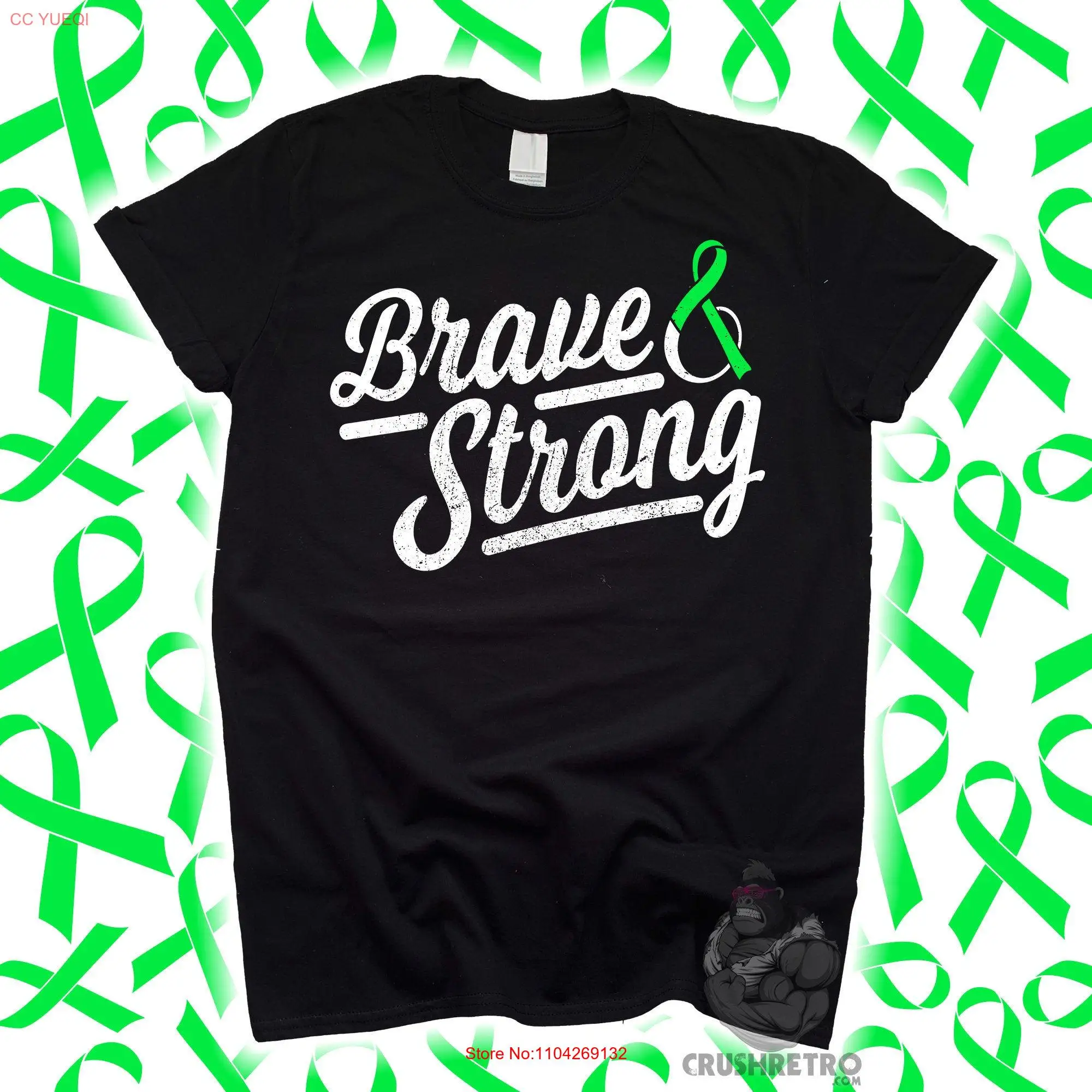 

Brave Strong Bile Duct Cancer Awareness T Shirt for Shirtn Kids SweaT Gallbladder Survivor Ribbon long or short sleeves